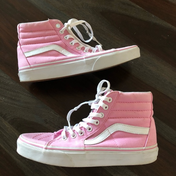 prism pink vans sk8 hi